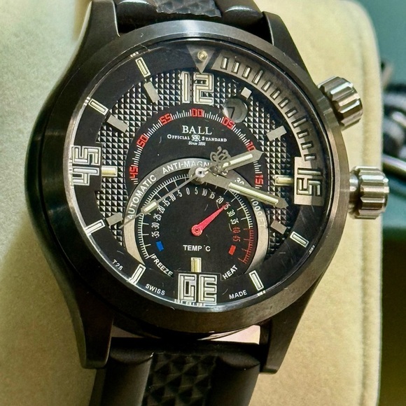 Ball Engineer Master II Diver TMT Date Temperature Sport Men's Watch. - Picture 4 of 7